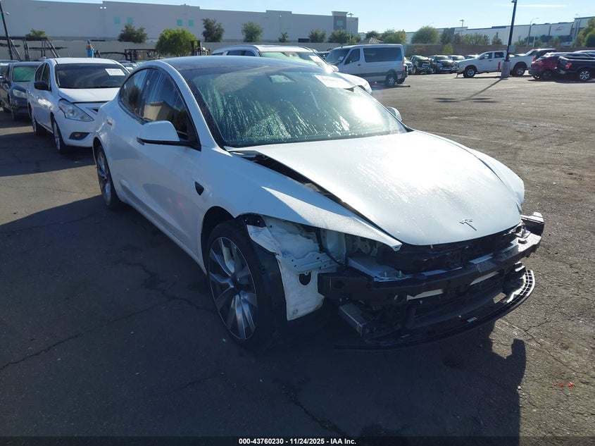 2024 Tesla Model 3 Long Range Dual Motor All-Wheel Drive/Rear-Wheel Drive VIN: 5YJ3E1EA6RF751091 Lot: 43760230