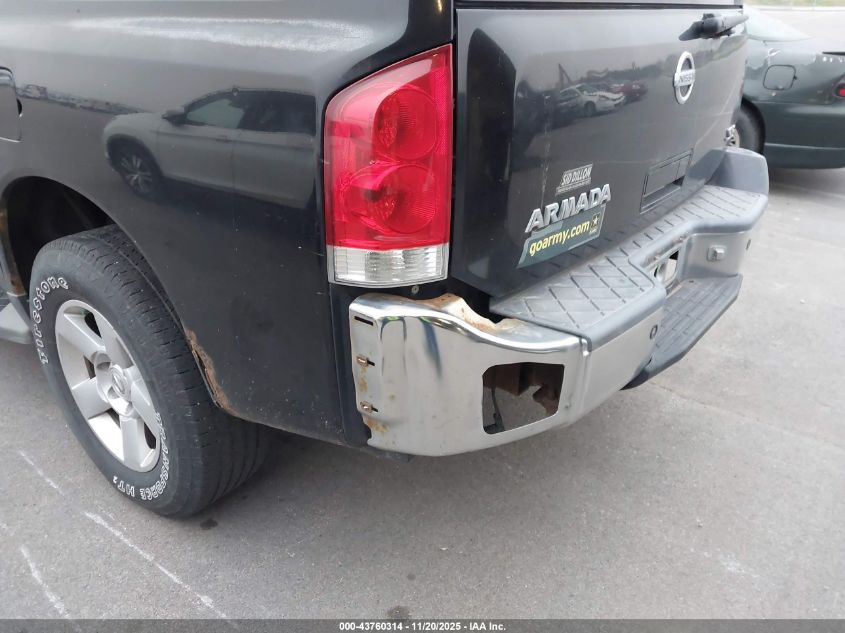 2007 Nissan Armada Se VIN: 5N1AA08C37N711586 Lot: 43760314