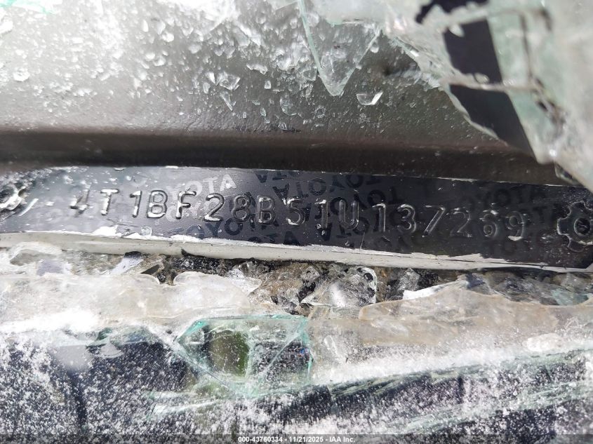 2001 Toyota Avalon Xls VIN: 4T1BF28B51U137269 Lot: 43760334