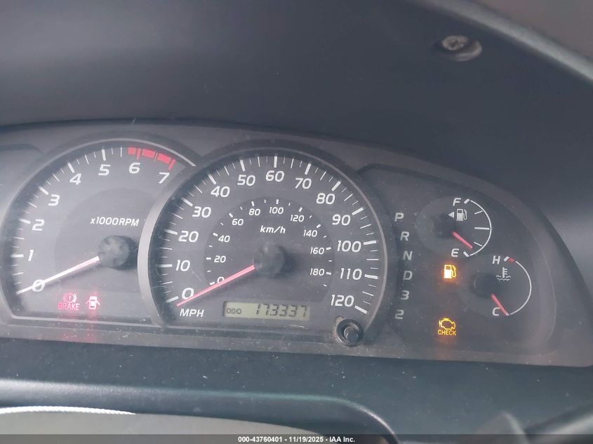 2005 Toyota Tundra Sr5 V8 VIN: 5TBRT34125S458722 Lot: 43760401