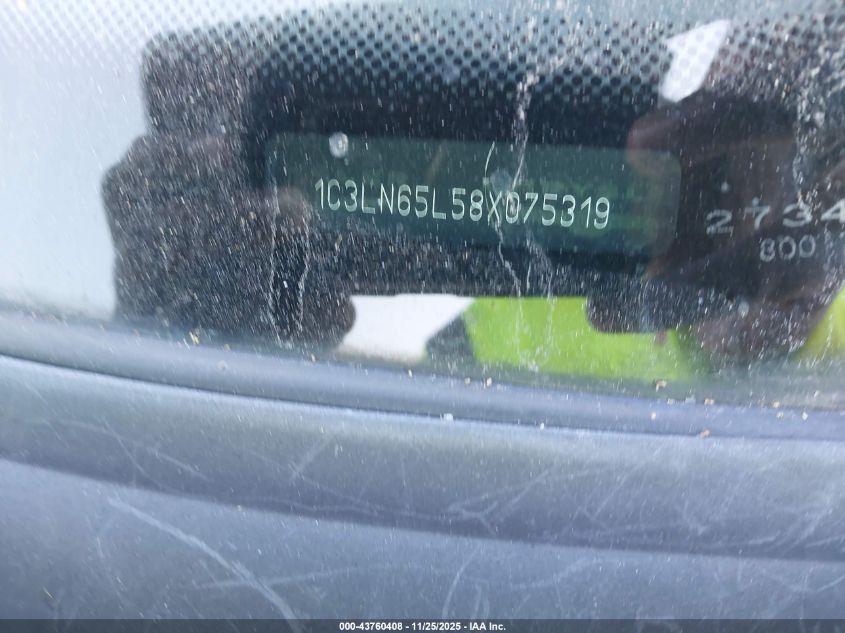 2008 Chrysler Crossfire Limited VIN: 1C3LN65L58X075319 Lot: 43760408