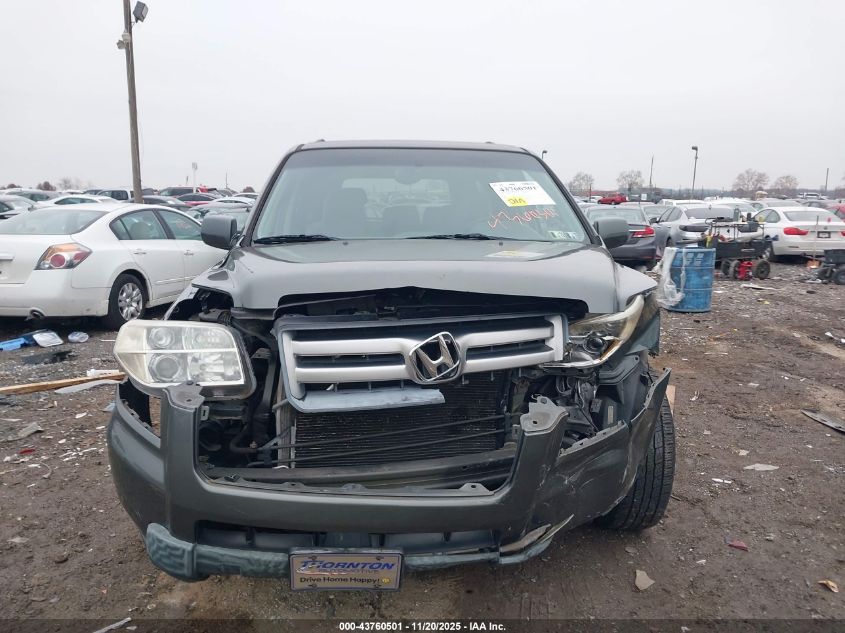 2007 Honda Pilot Ex VIN: 5FNYF18497B032374 Lot: 43760501