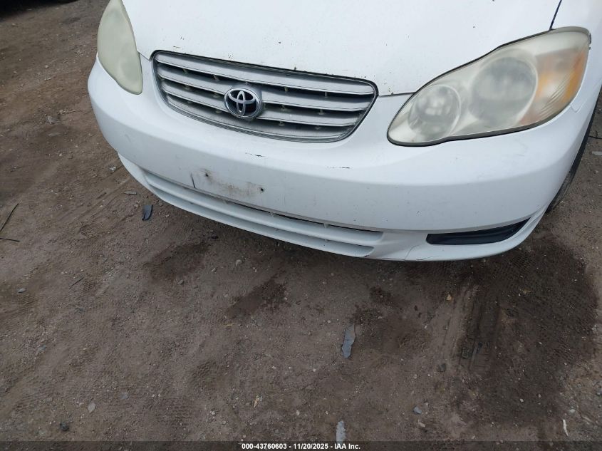 2004 Toyota Corolla Le VIN: 1NXBR32E84Z266885 Lot: 43760603