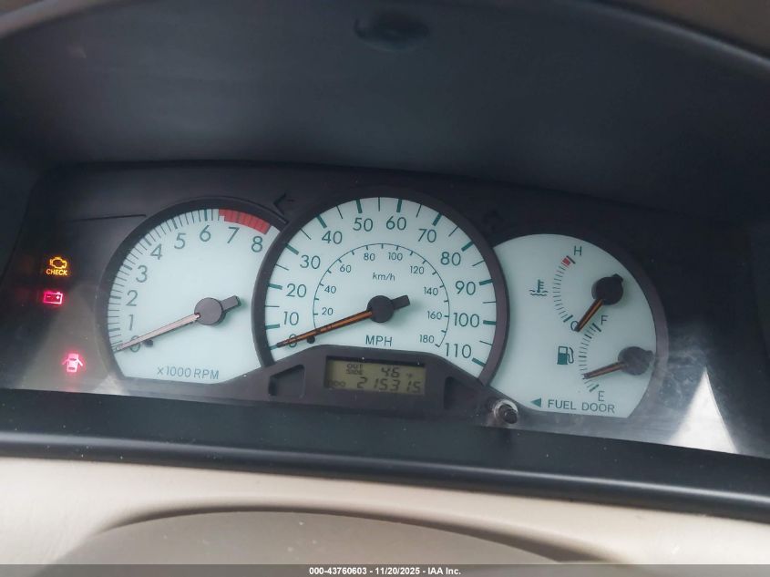 2004 Toyota Corolla Le VIN: 1NXBR32E84Z266885 Lot: 43760603