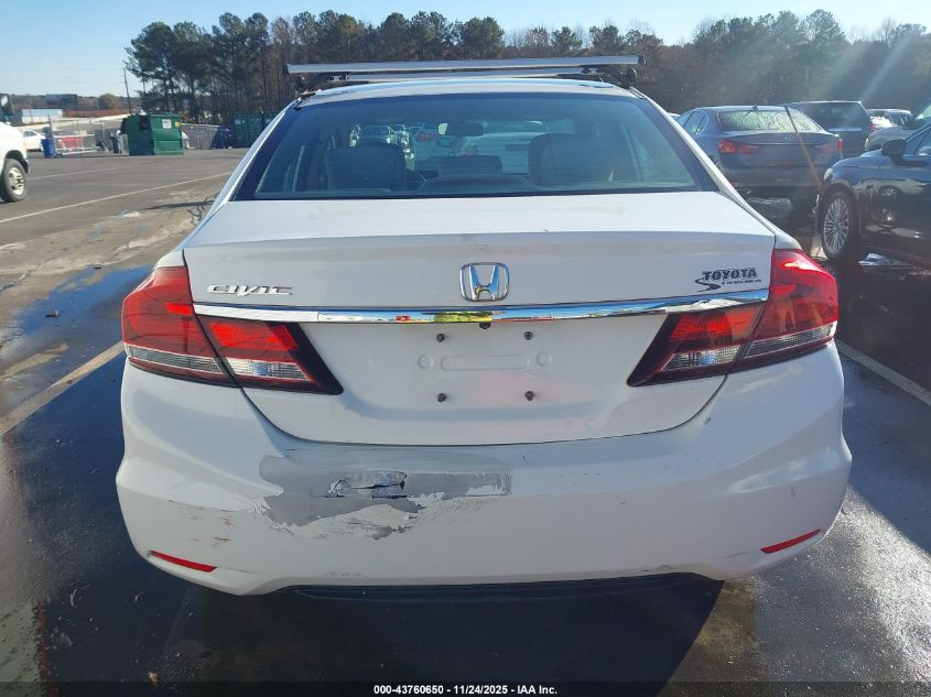 2015 Honda Civic Lx VIN: 19XFB2F57FE276615 Lot: 43760650