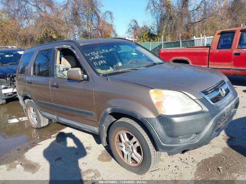 2003 Honda Cr-V Ex VIN: SHSRD78823U160412 Lot: 43760652