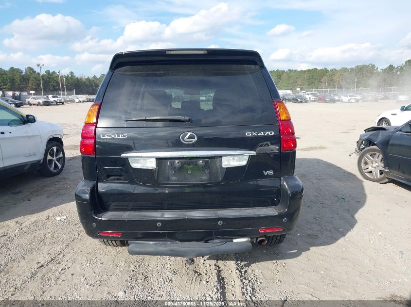 2007 Lexus Gx 470 VIN: JTJBT20X470132162 Lot: 43760666