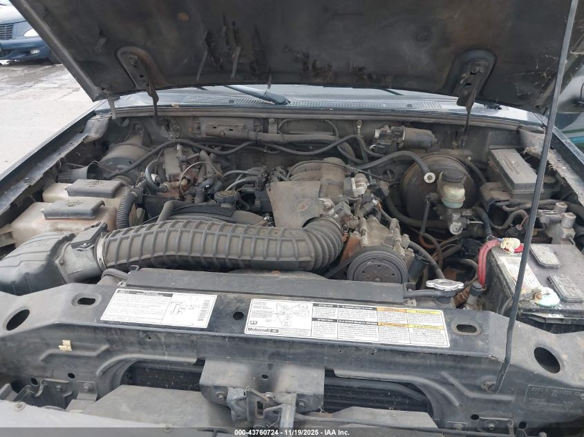 1998 Ford Ranger Splash/Xl/Xlt VIN: 1FTYR14X4WPA52172 Lot: 43760724