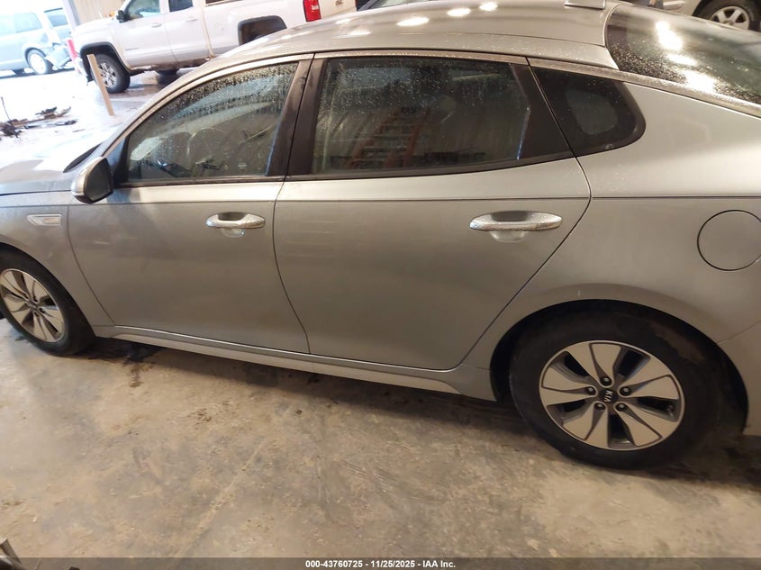2017 Kia Optima Hybrid VIN: KNAGT4LEXH5013371 Lot: 43760725