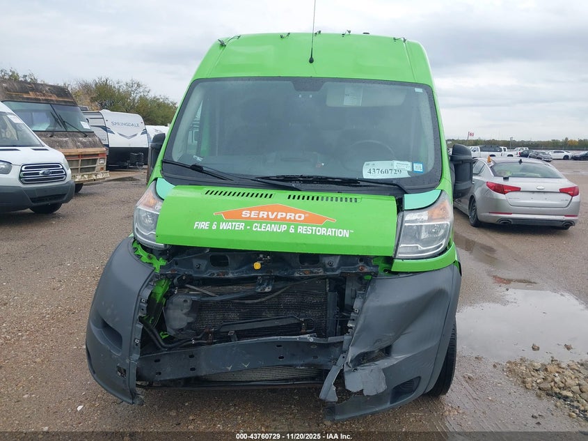 2015 Ram Promaster Cargo Van High Roof VIN: 3C6URVJGXFE508242 Lot: 43760729