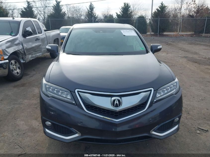 2016 Acura Rdx Advance Package VIN: 5J8TB4H76GL000157 Lot: 43760749