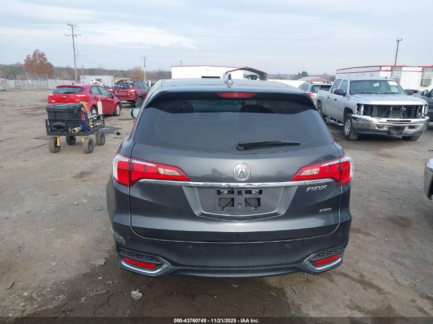 2016 Acura Rdx Advance Package VIN: 5J8TB4H76GL000157 Lot: 43760749
