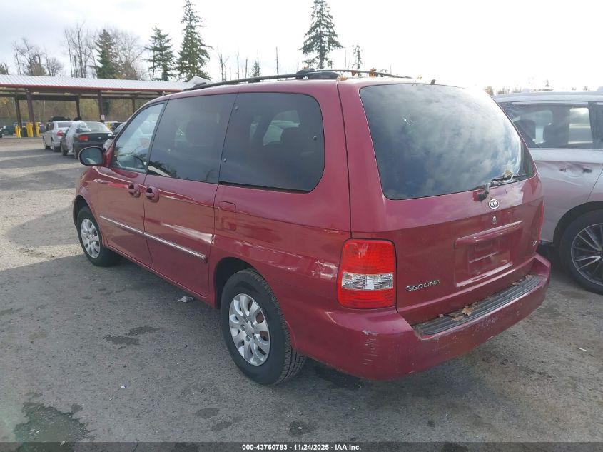 KNDUP131546543130 2004 KIA SEDONA photo no. 3