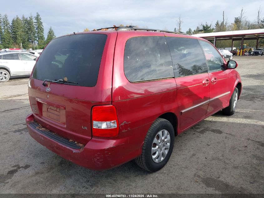 KNDUP131546543130 2004 KIA SEDONA photo no. 4