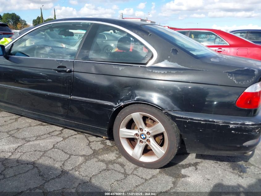 2004 BMW 325Ci VIN: WBABV13424JT22991 Lot: 43760815