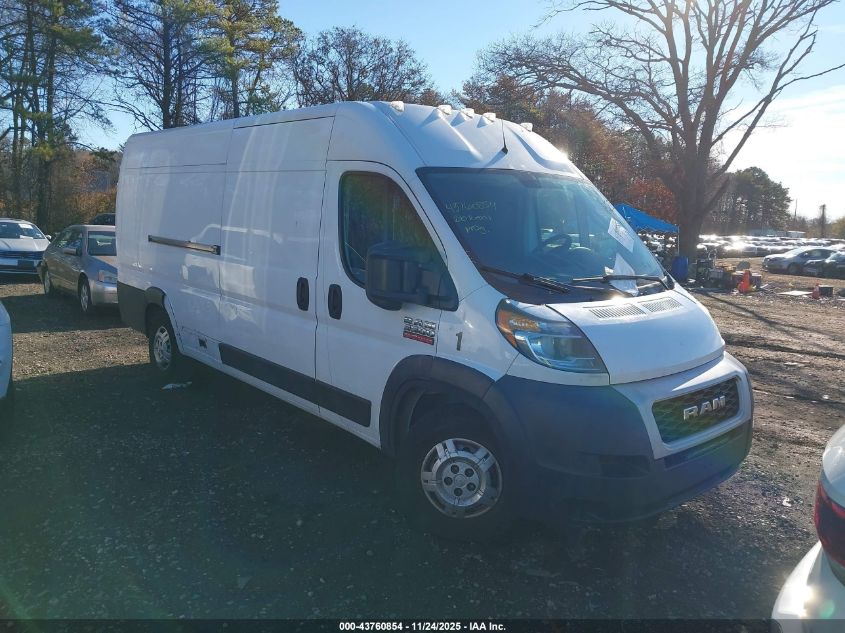 RAM PROMASTER 3500 CARGO VAN HIGH ROOF 159 WB EXT