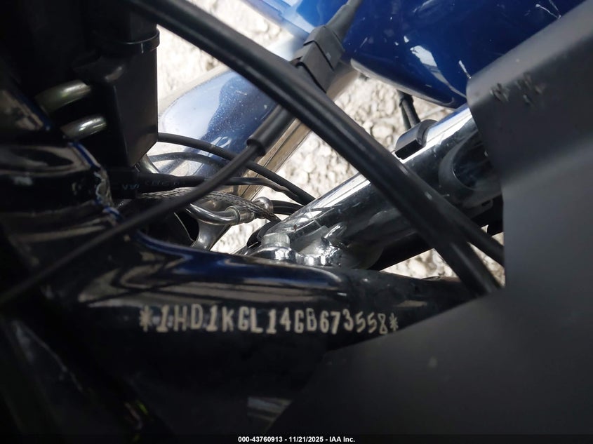 2016 Harley-Davidson Fltru VIN: 1HD1KGL14GB673558 Lot: 43760913