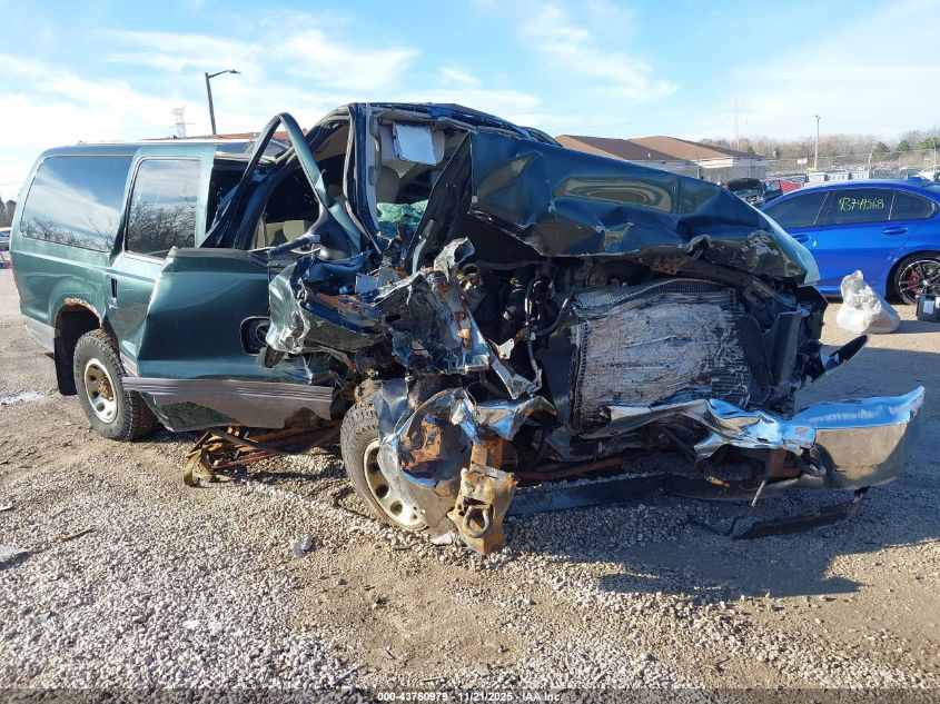 2002 Ford Excursion Xlt VIN: 1FMSU41F82EA23163 Lot: 43760979