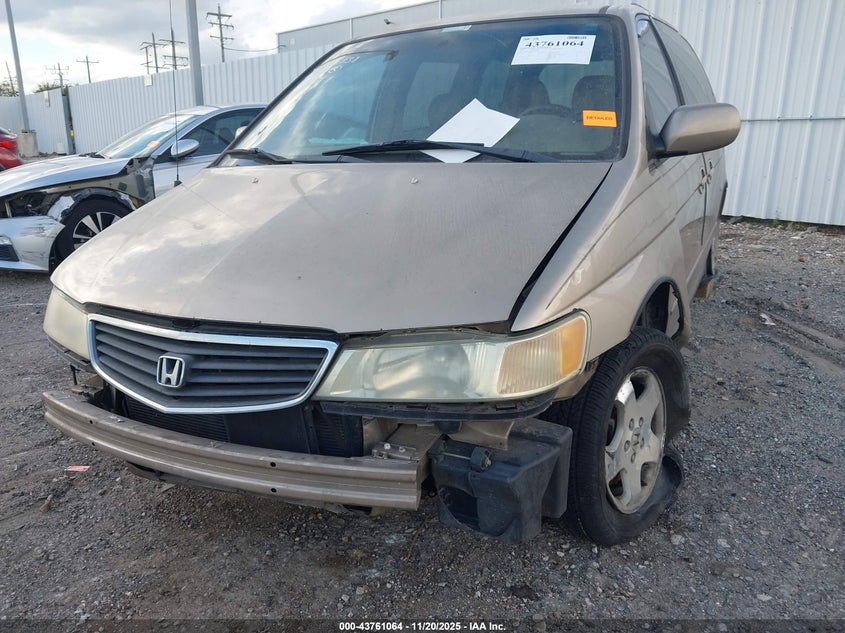 2001 Honda Odyssey Ex VIN: 2HKRL18621H593491 Lot: 43761064
