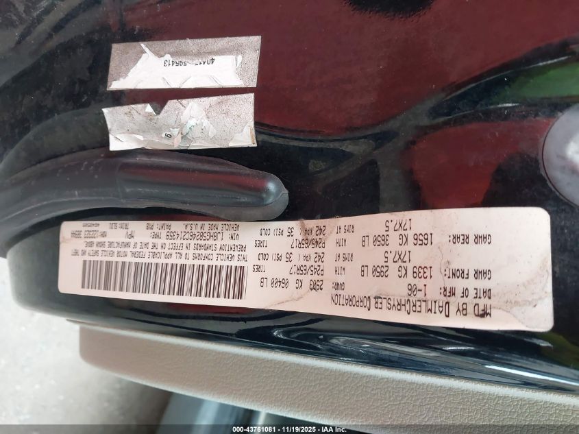 2006 Jeep Commander Limited VIN: 1J8HG58246C214359 Lot: 43761081