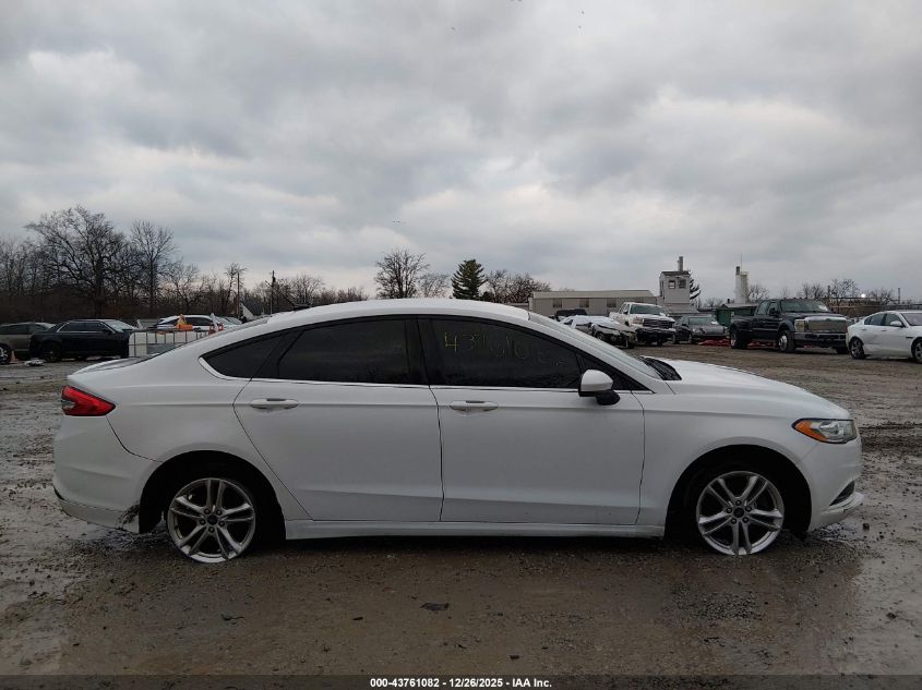 2018 Ford Fusion Se VIN: 3FA6P0H76JR146904 Lot: 43761082