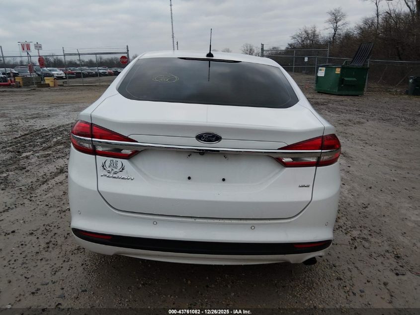 2018 Ford Fusion Se VIN: 3FA6P0H76JR146904 Lot: 43761082