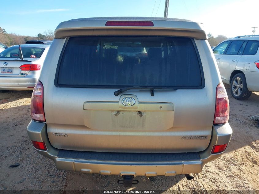 2005 Toyota 4Runner Sr5 V6 VIN: JTEBU14R450062855 Lot: 43761119