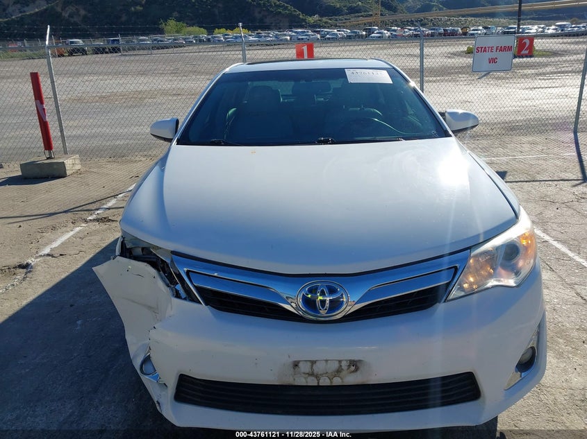 2014 Toyota Camry Hybrid Xle VIN: 4T1BD1FKXEU110173 Lot: 43761121