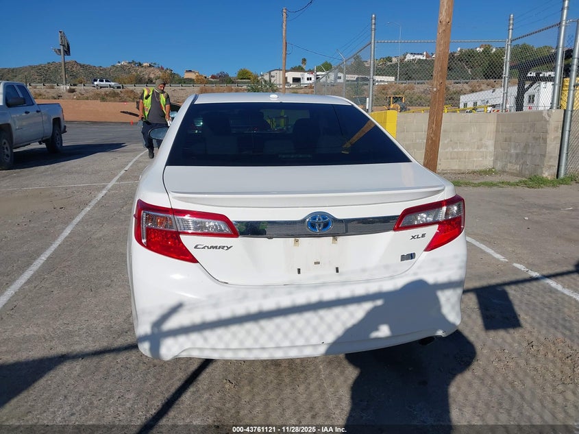 2014 Toyota Camry Hybrid Xle VIN: 4T1BD1FKXEU110173 Lot: 43761121