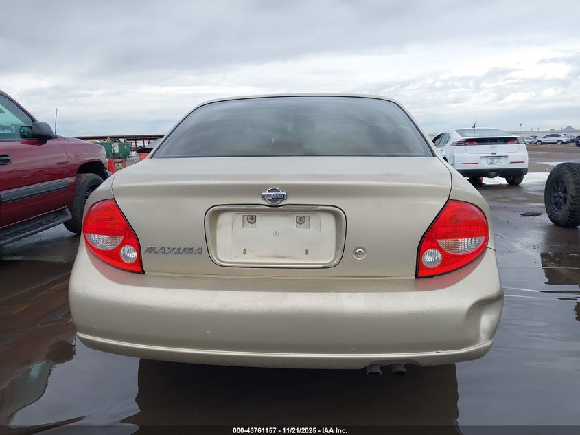 2000 Nissan Maxima Gle/Gxe/Se VIN: JN1CA31D3YT762460 Lot: 43761157
