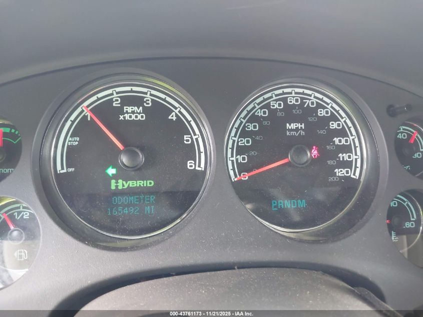 2008 Chevrolet Tahoe Hybrid VIN: 1GNFC13598R210433 Lot: 43761173