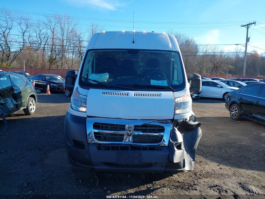 2018 Ram Promaster 3500 High Roof 159 Wb VIN: 3C6URVHG7JE149186 Lot: 43761184