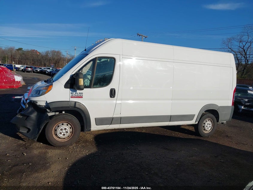 2018 Ram Promaster 3500 High Roof 159 Wb VIN: 3C6URVHG7JE149186 Lot: 43761184