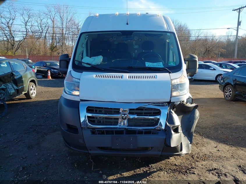 2018 Ram Promaster 3500 High Roof 159 Wb VIN: 3C6URVHG7JE149186 Lot: 43761184
