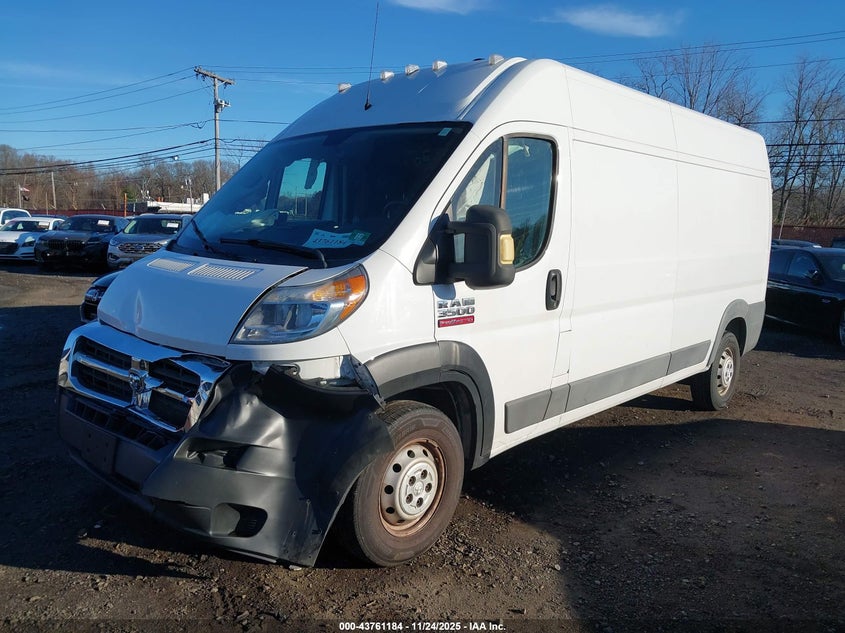 2018 Ram Promaster 3500 High Roof 159 Wb VIN: 3C6URVHG7JE149186 Lot: 43761184