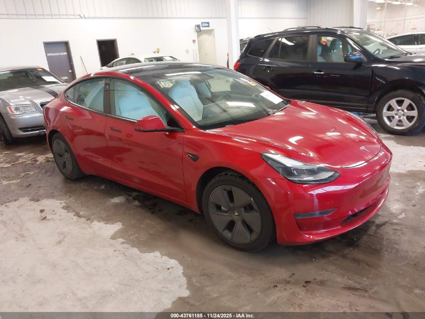TESLA MODEL 3 STANDARD RANGE PLUS REAR-WHEEL DRIVE