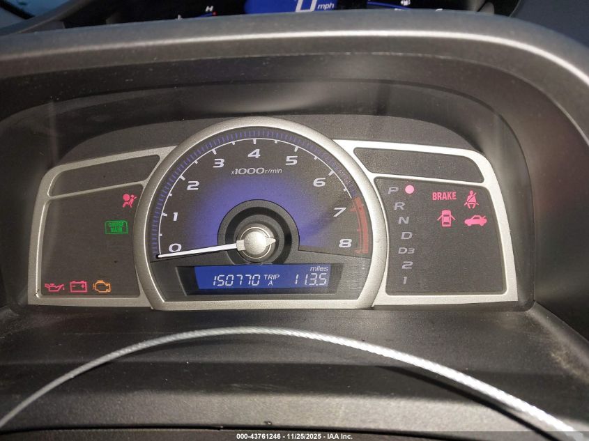 2009 Honda Civic Exl VIN: 19XFA16999E008797 Lot: 43761246