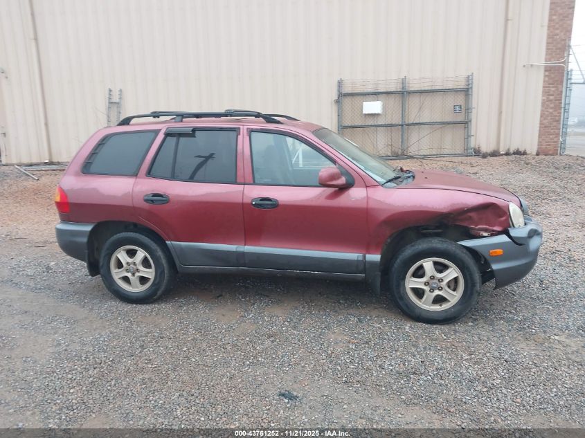 2002 Hyundai Santa Fe Gls/Lx VIN: KM8SC13D32U266852 Lot: 43761252