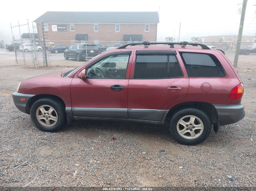 2002 Hyundai Santa Fe Gls/Lx VIN: KM8SC13D32U266852 Lot: 43761252