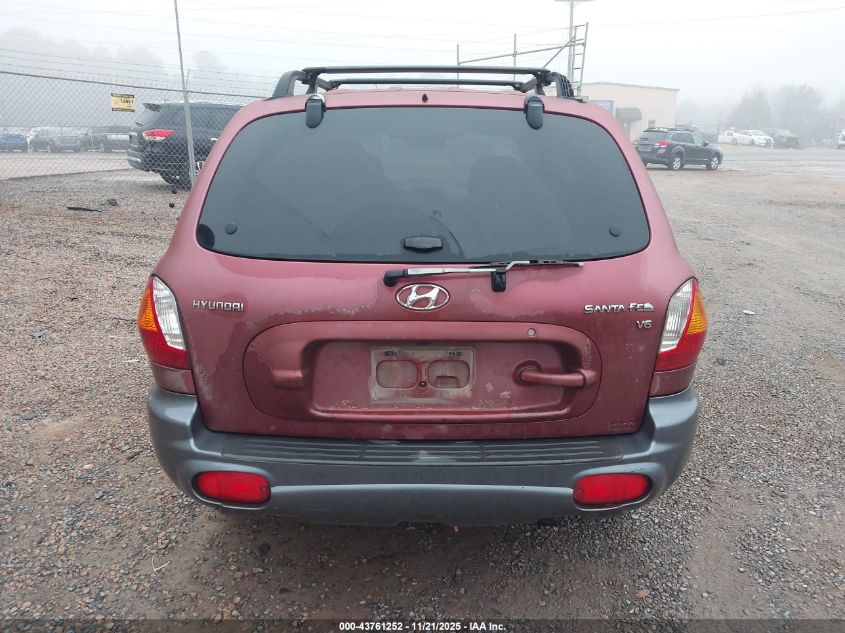 2002 Hyundai Santa Fe Gls/Lx VIN: KM8SC13D32U266852 Lot: 43761252