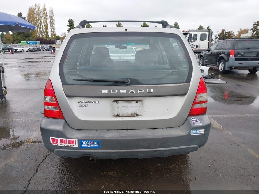 2005 Subaru Forester 2.5X VIN: JF1SG636X5H730911 Lot: 43761275
