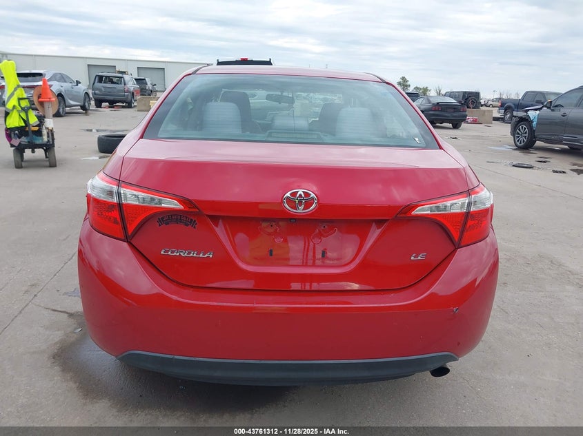 2015 Toyota Corolla Le VIN: 2T1BURHE5FC265657 Lot: 43761312