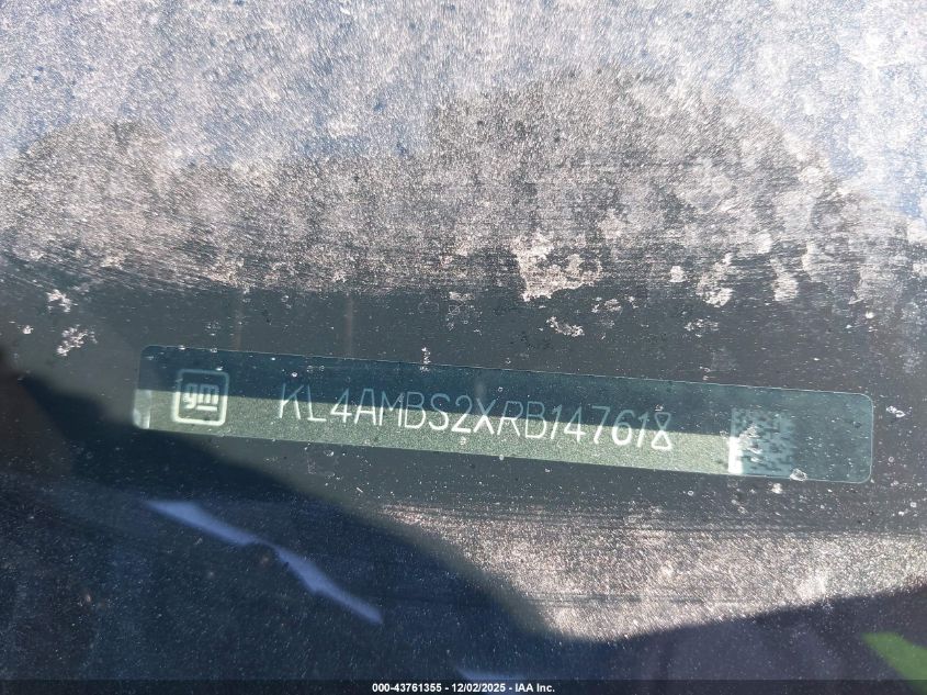 2024 Buick Encore Gx Preferred Fwd VIN: KL4AMBS2XRB147618 Lot: 43761355