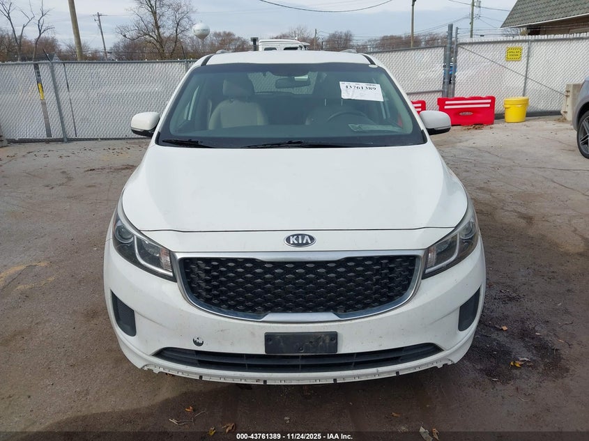 2016 Kia Sedona Lx VIN: KNDMB5C1XG6198882 Lot: 43761389