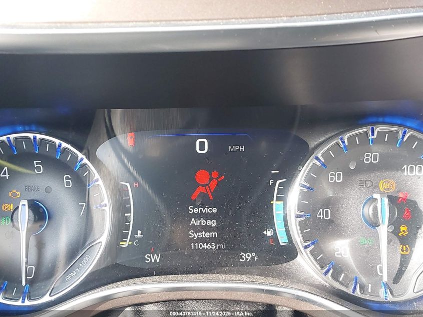 2017 Chrysler Pacifica Touring-L Plus VIN: 2C4RC1EGXHR592308 Lot: 43761415