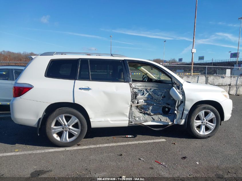 2008 Toyota Highlander Limited VIN: JTEES42A882040111 Lot: 43761426