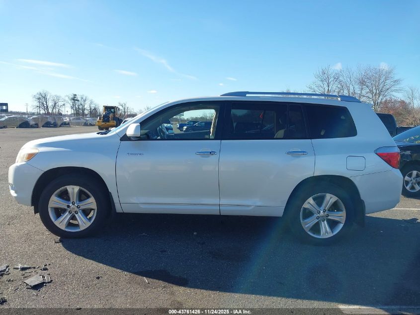 2008 Toyota Highlander Limited VIN: JTEES42A882040111 Lot: 43761426