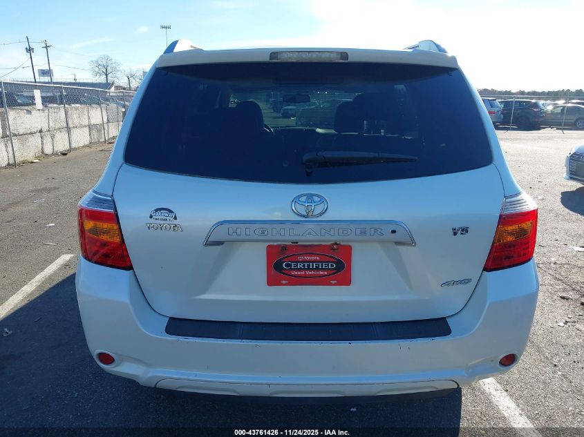 2008 Toyota Highlander Limited VIN: JTEES42A882040111 Lot: 43761426