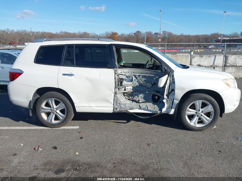 2008 Toyota Highlander Limited VIN: JTEES42A882040111 Lot: 43761426