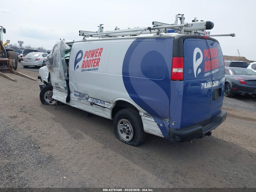 Vin: 1gtw7afg3k1155428, lot: 44256844, gmc savana 2500 work van 20193